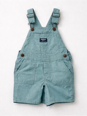 OshKosh B'gosh Seafoam Green Overalls 3T 100% Cotton